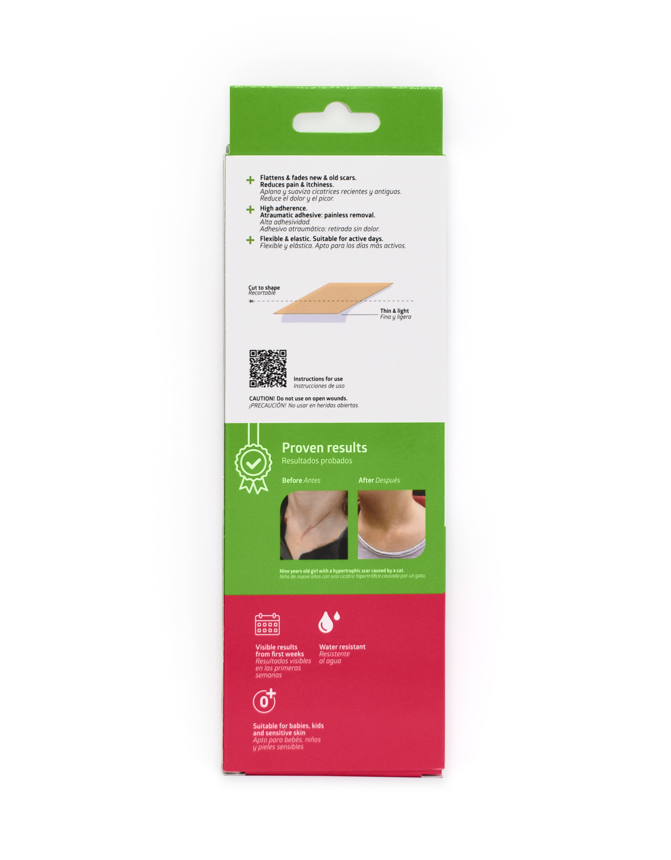 Parches cicatrizantes de silicona 4x30cm DAINAMED - Ítem5