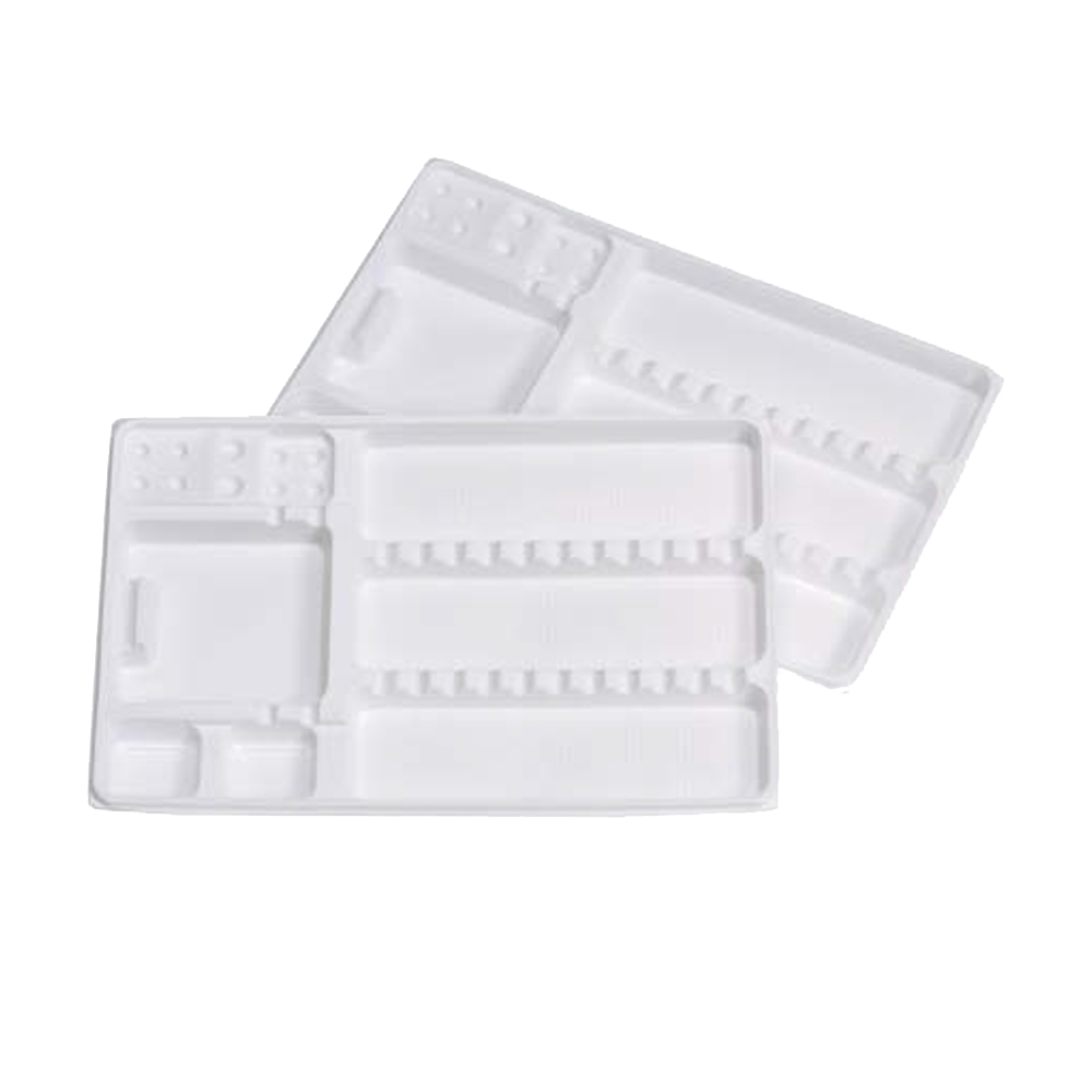 Bandejas desechables 284x183x17mm, 400 unidades
