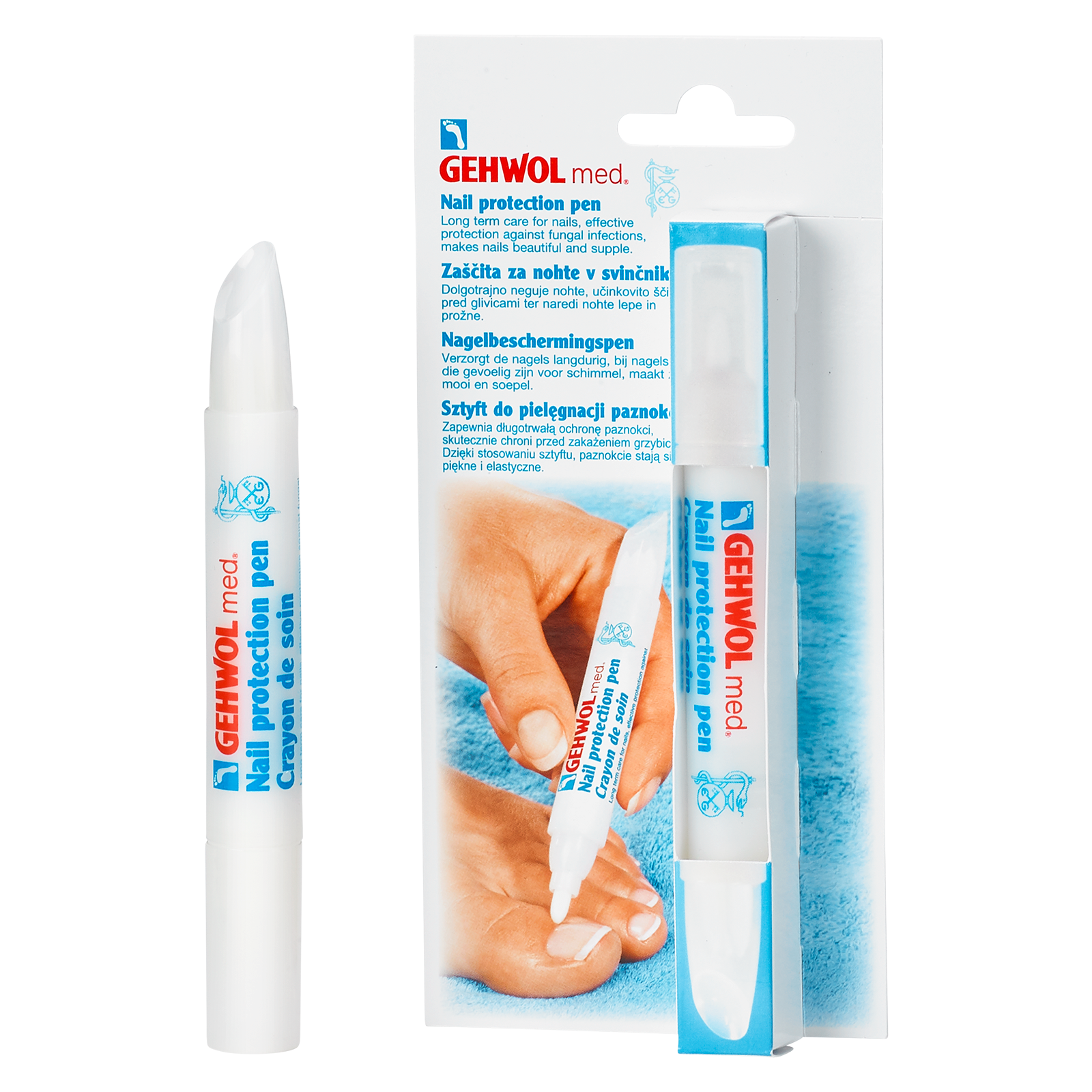 Lápiz rejuvenecedor de uñas y protector de hongos, Gehwol, 3ml