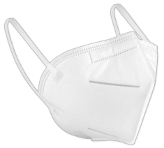 Mascarilla facial FFP2, marcado CE, pack x 10u., blancas