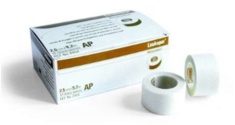 Esparadrapo papel microporoso LEUKOPOR 2,5cmx9,2m, 12 ud., blanco