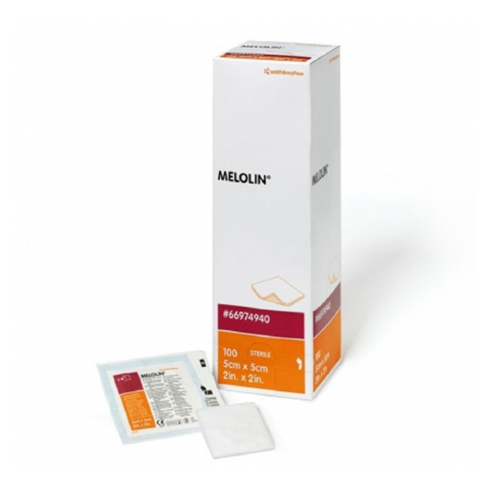 Melolin 5x5 cm, Caja de 100 unidades | Fresco 