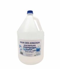 Agua destilada / desionizada, 5 litros