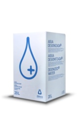 Agua destilada / desionizada PLUS, 20 litros