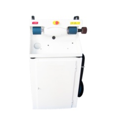 Pulidora aspiración 500W (0,67 CV) con doble rodillo de expansión, portabrocas, lijas y cepillo scot