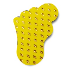 Resina Ortho-Flux 2,0mm, 110x70cm, Amarillo Estrellado