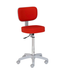 Silla giratoria PODOSTYL, Rojo
