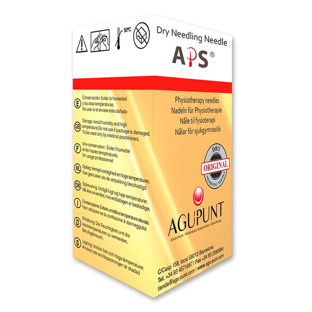Agujas punción seca AGU-PUNT 0,25x25, Caja 100 unidades