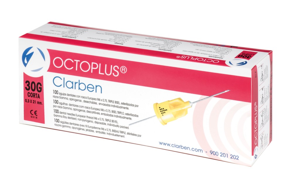 Aguja octopus para jerringa carpule 30 gr. | Fresco 