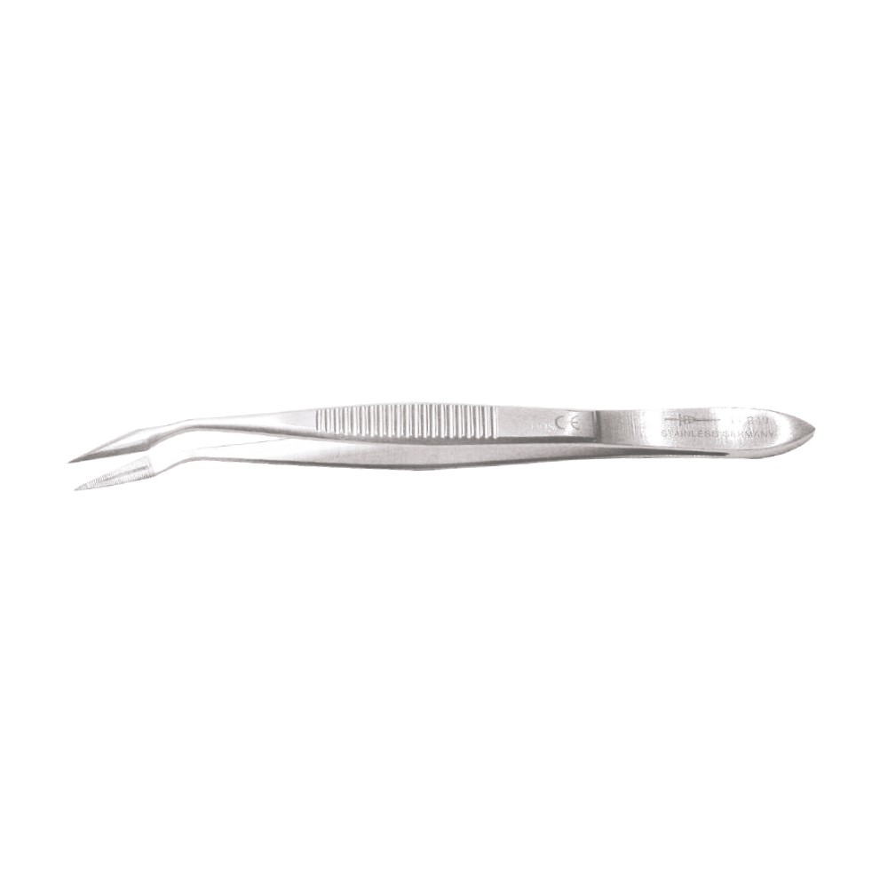 Pinza acodada espinas, 10,5cm, BD980R | Podología | Fresco