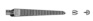 Pinza mosquito HALSTED recta 1x2 dientes, 125mm, AESCULAP, BH120R - Ítem1