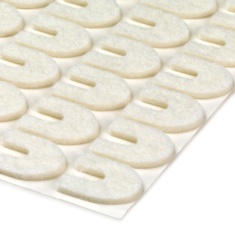 Parche de fieltro forma herradura 2mm | Podología Fresco