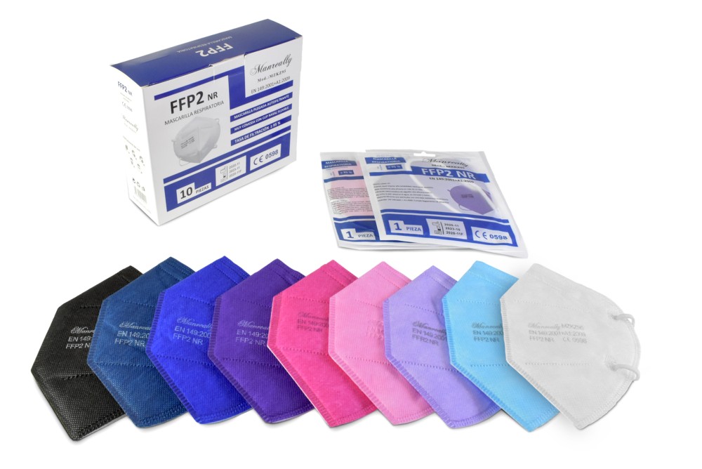 Mascarilla facial FFP2 Colores