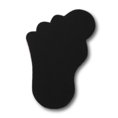 Nora® Lunalastic Globus Negro, 86x55, Shore A 60, Duro